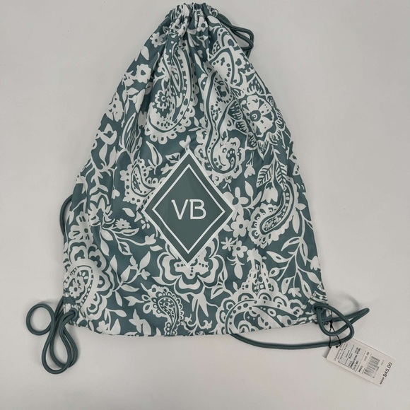 NWT Vera Bradley Paisly Print Drawstring Bag - Picture 2 of 7